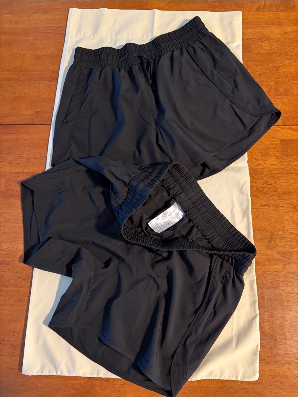 Women’s Athletic Shorts - Black Performance Running Shorts